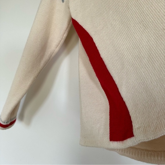 Dale of Norway Cream and Red Sweater - Picture 6 of 16